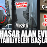 BOMBA GELİŞME: MERSİN’DE BOZUK YAPILAR İLK SALLANTIDA FİRE VERMEYE BAŞLADI… BAZI EVLERDE TAHLİYELER VAR!