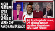 CHP, “KÜÇÜK 4’LÜYÜ” LİSTEDE İSTEMİYOR! HELE Kİ SAADET’İ HİÇ… AYTUĞ ATICI: “BU İNSANLARI RAHATSIZ EDER!”