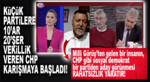 CHP, “KÜÇÜK 4’LÜYÜ” LİSTEDE İSTEMİYOR! HELE Kİ SAADET’İ HİÇ… AYTUĞ ATICI: “BU İNSANLARI RAHATSIZ EDER!”