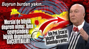 PROF. ERCAN MERSİN’DE BÜYÜK DEPREM BEKLEMİYOR ANCAAK… “GÖÇERTEBİLİR!” İŞTE GEREKÇESİ…