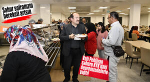 VALİ PEHLİVAN’DAN DEPREMZEDELERLE SAHUR…