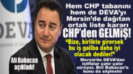 CHP’Yİ VE DEVA’YI MERSİN’DE DAĞITAN ORTAK LİSTE TEKLİFİ CHP’DEN GELMİŞ… BABACAN AÇIKLADI!