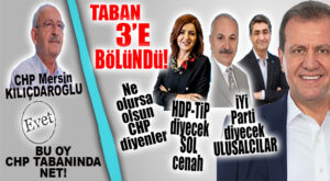 KULİSLER BUNU KONUŞUYOR: CHP MERSİN’DE KILIÇDAROĞLU TAMAM DA PARTİ OYU?