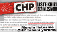 CHP MERSİN’DE LİSTE KRİZİ DERİNLEŞİYOR: “ESKİ FETHULLAH GÜLEN DESTEKÇİSİ VAR, AKP ADAYI VAR, ÜLKÜCÜ VAR, SAĞCI VAR!”