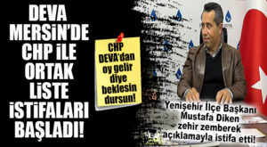 DEVA’LI EKMEN’DEN OY BEKLEYEN CHP’LİLERE KÖTÜ HABER: DEVA’DA CHP’YE YAMANMA NEDENİYLE İSTİFALAR BAŞLADI!