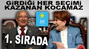 FLAŞ GELİŞME… İYİ PARTİLİ KOCAMAZ MERSİN 1. SIRA OLDU