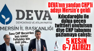 GÜNÜN “CHP’LİYE ŞİRİN GÖZÜKME ÇABASINDA” OLANI: “5 KESİN, 6-7 ALIRIZ!” CHP TABANININ TEPKİ GÖREN ADAYI DEVA’CI YANDAN CHP’Lİ EKMEN MERSİN’E GELDİ…