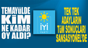 FLAŞ…FLAŞ…FLAŞ… İYİ PARTİ TEMAYÜL SIRALAMASI TAM LİSTE… KİM, NE KADAR OY ALDI?