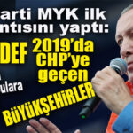 AK PARTİ MYK’DA “YEREL SEÇİM” ÇALIŞMASI KARARI: İLK HEDEF CHP’YE GEÇEN BÜYÜKŞEHİRLER!