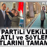AK PARTİLİ KIRATLI VE SÖYLEMEZ MİLLETVEKİLİ ROZETİNİ TAKTI