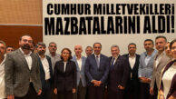 MERSİN’DE CUMHUR İTTİFAKI MİLLETVEKİLLERİ MAZBATALARINI ALDI