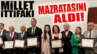 YENİ SEÇİLEN MİLLET İTTİFAKI MERSİN MİLLETVEKİLLERİ MAZBATALARINI ALDI