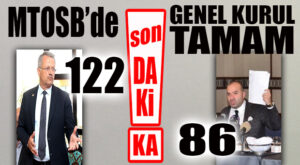 SON DAKİKA… MTOSB GENEL KURULU TAMAMLANDI: SABRİ TEKLİ YENİDEN BAŞKAN