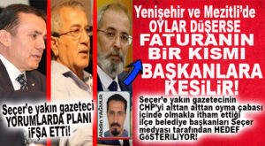 GÖZLER SEÇER YANDAŞI GAZETECİNİN “CHP’NİN ALTINI OYUYORLAR” DEDİĞİ CHP’Lİ İLÇE BELEDİYE BAŞKANLARINDA…