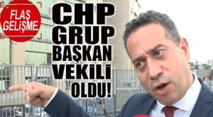 ALİ MAHİR BAŞARIR, CHP GRUP BAŞKANVEKİLİ OLDU!