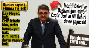 GÜNÜN KULİSİ, CHP İÇİNDEN ÇIKTI: “ESKİ VEKİL CENGİZ GÖKÇEL, MEZİTLİ BELEDİYE BAŞKAN ADAYI OLMAK İSTİYOR!”