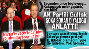 MAYIS 2023 SANDIĞI SEÇER’İ İYİ YIKMIŞ BE! GÜLTAK AÇIKLADI: “SEÇİMDEN ÖNCE BANA ‘3 AY SONRA İKTİDARIZ, BEN SENİNLE ANKARA’YA GELMEM’ DEDİ. İKTİDAR OLAMADIN, HADİ GEL YİNE DE GİDELİM!”