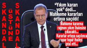 SKANDALA GEL… ZAFER ÇARŞISININ YIKIM KARARININ MAHKEME TARAFINDAN DURDURULDUĞUNU BİLMEYEN CHP’Lİ SEÇER YÖNETİMİ, YIKIM İHALESİNE ÇIKACAĞI GÜN İHALEYİ İPTAL ETTİ!