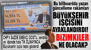ABOOO… CHP’Lİ BÜYÜKŞEHİR’DE AK PARTİLİ AKDENİZ RAHATSIZLIĞI: “BİZİMKİLER NE OLACAK?”