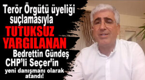 CHP’Lİ SEÇER, TUTUKSUZ YARGILANAN GÜNDEŞ’İ “BAŞKAN DANIŞMANI” OLARAK ATADI!