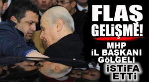 FLAŞ GELİŞME… 2014’TE İTTİFAKSIZ KAZANILAN BÜYÜKŞEHİR, GÖLGELİ DÖNEMİNDE AK PARTİ İLE İTTİFAK YAPILMASINA RAĞMEN CHP’YE KAPTIRILMIŞTI! MHP İL BAŞKANI GÖLGELİ GÖREVİNDEN İSTİFA ETTİ!