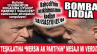 PLANA GEL: AK PARTİ BÜYÜKŞEHİR’LE TEŞKİLATLARINI SEÇİME MOTİVE EDECEK, İLÇE BELEDİYELERİNDE DE MHP DİYEREK MHP TEŞKİLATLARI SEÇİMLERE ASILACAK! BAHÇELİ’NİN AÇIKLAMALARINDAKİ KODLAR NE?