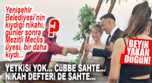 HAYDAAA… SOSYAL MEDYA MERSİN’DEKİ GARİP NİKAHI KONUŞUYOR!