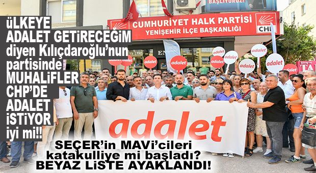CHP MERSİN KARIŞTI: SEÇER’E MUHALİFLER AYAKLANDI!