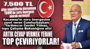 İYİ PARTİLİ KOCAMAZ: “ARTIK CEVAP VERMEK ZAHMETİNDE BİLE BULUNMAYIP, TOP ÇEVİRİYORLAR!”