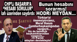 İYİ PARTİLİ OKTAY VURAL’DAN İYİ PARTİ’YE ÜSTÜ KAPALI TEHDİT SAVURAN CHP’Lİ BAŞARIR’A CEVAP: “HODRİ MEYDAN… BUYURSUNLAR İYİ PARTİ’NİN ADAYLARINI DESTEKLESİNLER O ZAMAN!”