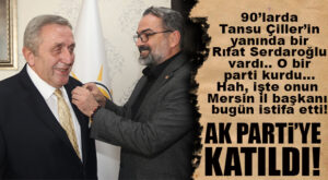 VALLA YORUMSUZ, ÖYLE DÜMDÜZ: DOĞRU PARTİ İL BAŞKANI MUHSİN BAYAR PARTİSİNDEN İSTİFA EDEREK AK PARTİ’YE KATILDI!