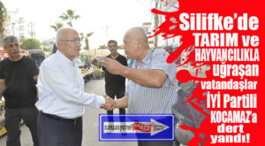 İYİ PARTİ MERSİN MİLLETVEKİLİ KOCAMAZ, SİLİFKE’DE VATANDAŞLARLA BİR ARAYA GELDİ