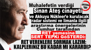 İYİ PARTİLİ KOCAMAZ’DAN MUHALEFETİN VERDİĞİ AKKUYU VE SİNAN ATEŞ ARAŞTIRMA ÖNERGELERİNİN CUMHUR TARAFINDAN REDDİNE TEPKİ: “BÖYLE BİR DEMOKRASİ ANLAYIŞI OLMAZ!”
