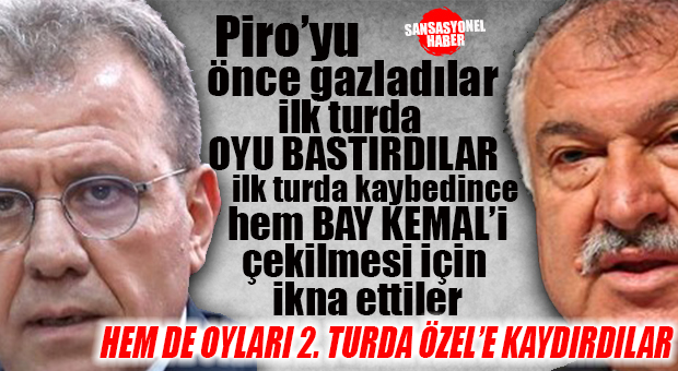 YOK BÖYLE ÇARK: ÖNCE GAZLADILAR, SONRA DA “ÇEKİL” DİYE İKNA ETTİLER! YETMEDİ, OYLARI ÖZEL’E KAYDIRDILAR… BOMBA İDDİALAR PEŞ PEŞE GELDİ!