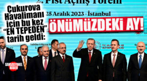 ÇUKUROVA HAVALİMANI AÇILIŞI İÇİN BU KEZ TARİH CUMHURBAŞKANI ERDOĞAN’DAN GELDİ: ÖNÜMÜZDEKİ AY!