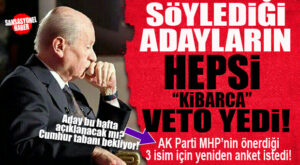 MHP’DE MERSİN İÇİN ADAY BELİRSİZLİĞİ… MHP SUNUYOR; AK PARTİ REDDEDİYOR! BOMBA KULİS…