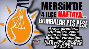 AK PARTİ MERSİN’DE ORTAM GERGİN… ANKETLERE YENİ İSİMLER Mİ EKLENİYOR? BOMBA…