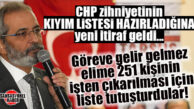 CHP ZİHNİYETİ MİLLİYETÇİ/MUHAFAZAKARLARDAN SADECE BÜYÜKŞEHİR’DE DEĞİL, İLÇELER İÇİN DE İNTİKAM SİYASETİ GÜTMÜŞ! ALIN İTİRAFI: “251 KİŞİLİK İŞTEN ÇIKARILACAK LİSTESİ ELİME VERİLDİ!”