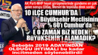 BOMBA… AK PARTİLİ ELİTAŞ: “2019 SEÇİMİNDEN SONRA 10 İLÇE CUMHUR’DA BÜYÜKŞEHİR MECLİSİNDE ÇOĞUNLUK BİZDE… NİYE O ZAMAN BÜYÜKŞEHİR’İ ALAMADIK!”