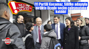 SİLİFKE’DE SEÇİM: İYİ PARTİLİ KOCAMAZ, PARTİSİNİN SİLİFKE İLÇE ADAYIYLA VATANDAŞI ZİYARET ETTİ!