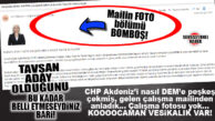 DEM’E CHP’NİN KOCA İLÇEYİ PEŞKEŞ ÇEKTİĞİ ANCA BÖYLE İFŞA EDİLİR! CHP’NİN “TAVŞAN ADAYINDAN” FOTOSUZ ÇALIŞMA HABERİ…