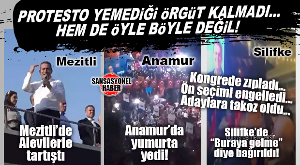 BAŞARIR’A 3. PROTESTO SİLİFKE’DE… MEZİTLİ, ANAMUR, SİLİFKE… GİTTİĞİ HER YERDE PROTESTO EDİLİYOR!