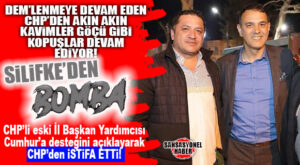 CHP’DEN BOMBA AYRILIK: SİLİFKELİ ESKİ CHP İL BAŞKAN YARDIMCISI CUMHUR’UN ADAYINA DESTEK VERDİĞİNİ AÇIKLADI…