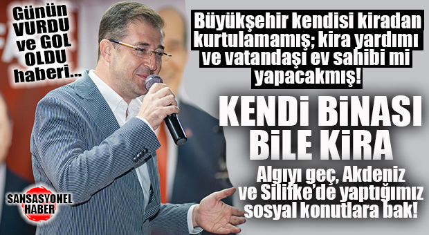 SERDAR SOYDAN, CHP’Lİ SEÇER’İN SOSYAL KONUT PROJESİNİ Tİ’YE ALDI: “BÜYÜKŞEHİR BELEDİYESİNİN KENDİSİ KİRADAN KURTULAMAMIŞ, KİRACIYA YARDIM MI YAPACAKMIŞ? ALGI BELEDİYECİLİĞİNİ BIRAKSINLAR ARTIK!”