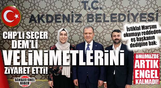 CHP’Lİ SEÇER, AKDENİZ’İ BÜYÜKŞEHİR KARŞILIĞINDA DEM’E TESLİM ETTİĞİ İTTİFAK ORTAKLARIYLA BULUŞTU: “YENİ DÖNEMDE ÖNÜMÜZDE ENGEL KALMADI!”