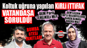 BOMBA ANKET: CHP-DEM KİRLİ İTTİFAKI VATANDAŞA SORULDU… BOMBA YANITLAR, YANITLARIN BOMBA ÖTESİ ORANLARI…
