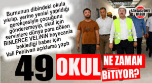 BİNLERCE VELİNİN MERAKLA BEKLEDİĞİ HABER: VALİ PEHLİVAN İNŞAATI SÜREN OKULLARIN SON DURUMU HAKKINDA BİLGİ VERDİ!