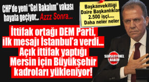 DEM’DEN CHPLİ BELEDİYELERE MESAJ GELMEYE BAŞLADI: “BU OYLAR BENİMDİR DEMESİN SAKIN!”