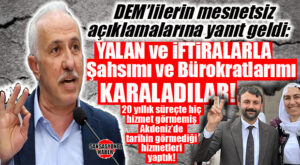 GÜLTAK’TAN DEM’Lİ EŞ BAŞKANLARA SERT YANIT: “YALAN VE İFTİRALARI BIRAKIP HİZMETE ODAKLANSINLAR!”