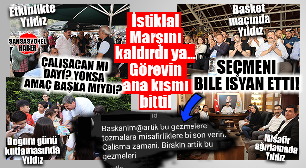 İSTİKLAL MARŞINI KALDIRAN BAŞKAN’A SEÇMENİNDEN “GEZME ARTIK ÇALIŞ” UYARISI DA GELDİ!